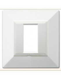 PLACCA TECNZAMA44 BIANCO RAL9010 1M