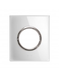 PLAQUE-NEW STYLE-GLAS WEIß 1PRE