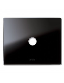 PLACCA NEW STYLE VETRO NERO AS.1COM