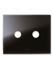 PLACCA NEW STYLE VETRO NERO AS.2COM