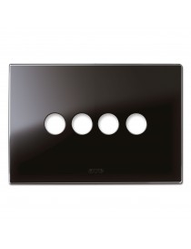 PLACCA NEW STYLE VETRO NERO AS.4COM