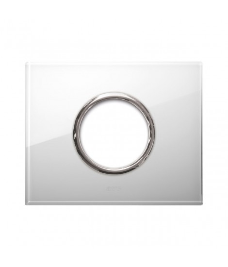 NEW STYLE WHITE GLASS PLATE 1PRE