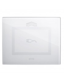 PLAQUE-TOUCH-RUTSCHE TITANWEIß.STECKER 3M