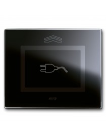 PLAQUE-TOUCH-RUTSCHE SCHWARZEN STECKER 3M