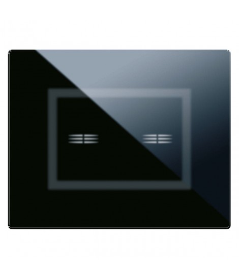 PLACCA VERATOUCH NERO ASSOLUTO 2COM