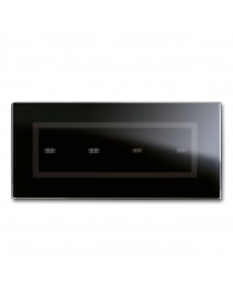 PLACCA VERATOUCH NERO ASSOLUTO 4COM