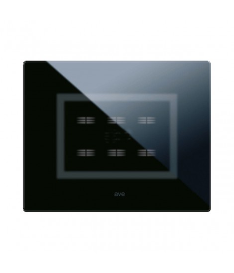 PLAQUE VERATOUCH ABSOLUTES SCHWARZ 6COM