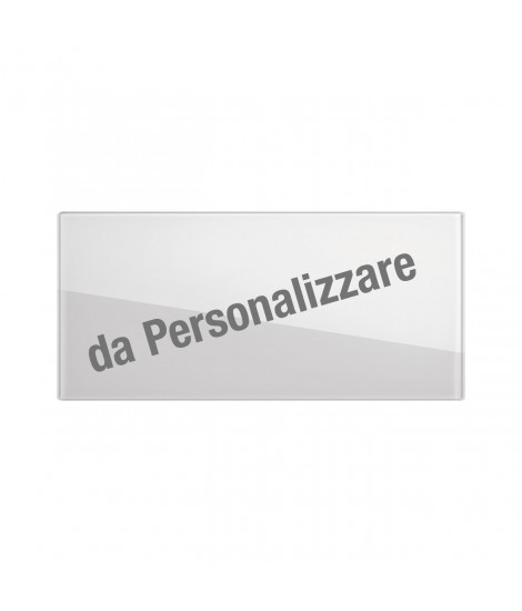 PLACCA VERATOUCH PERSON. BIANCO 4M