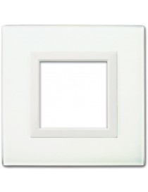 PLACCA VERA44 VETRO BIANCA 2M