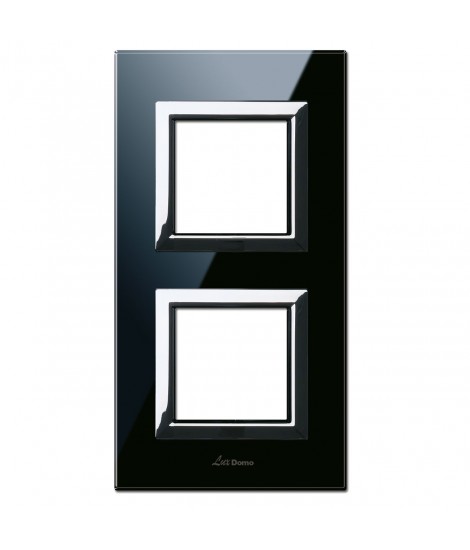 VERA44 SCHWARZ GLASPLATTE ASSOL.2+2M