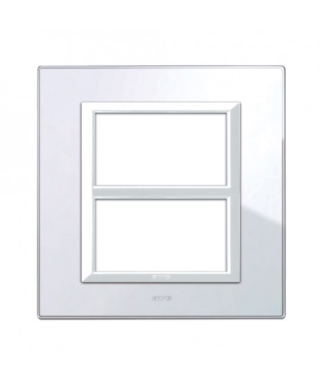 PLACCA VERA44 VETRO BIANCA 3+3M