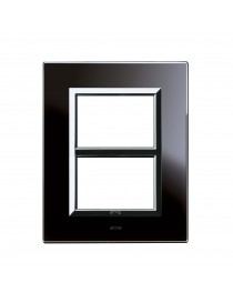 PLAQUE VERA44 GLAS SCHWARZ VERW 3+3M
