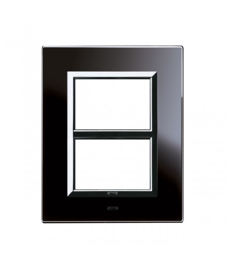 PLAQUE VERA44 BLACK GLASS ABSOLVED 3+3M
