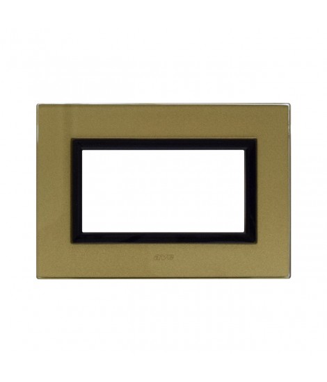 PLAQUE VERA44 GLASS GOLD 4M