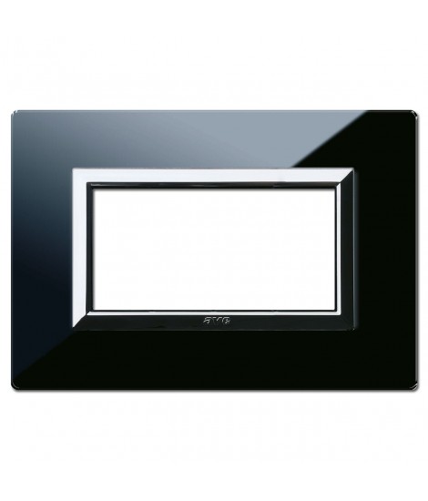 PLACCA VERA44 VETRO NERO ASSOLUT 4M
