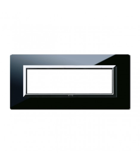 PLAQUE VERA44 BLACK GLASS AMOUNT 7M
