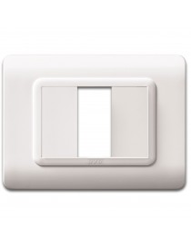 PLACCA TECN.44 BIAN.RAL9010 1M CENT