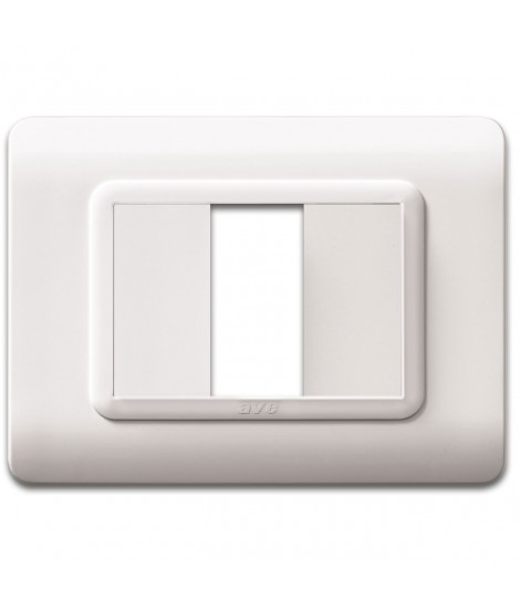 PLAQUE TECH.44 BIAN.RAL9010 1M CENTS