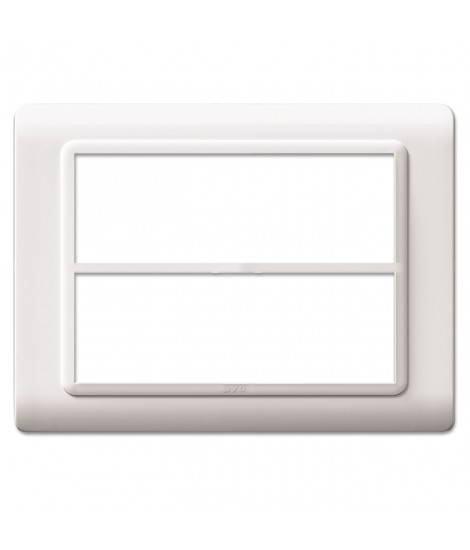 PLAKETTE TECHN.44 WEIß RAL9010 6+6M