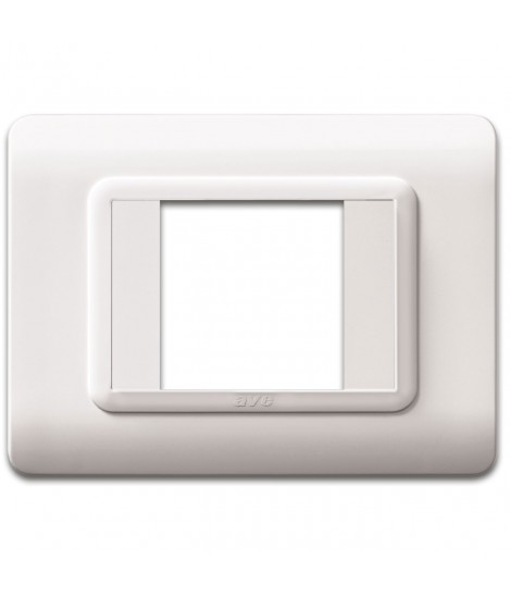 PLAKETTE TECHN.44 BIAN.RAL9010 2M CENT