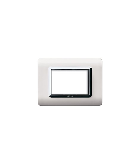PLACCA TECN.44 BIANCO CORN.CROMO 3M
