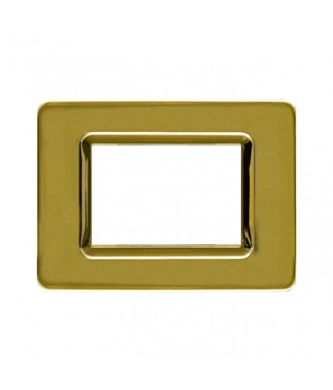 PLAQUE TECH.44 POLISHED BRASS 3M
