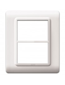 PLACCA TECN.44 BIANCO RAL9010 3+3M