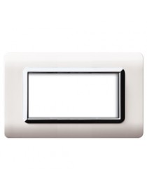 PLACCA TECN.44 BIANCO CORN.CROMO 4M