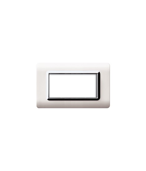 PLACCA TECN.44 BIANCO CORN.CROMO 4M
