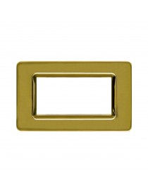 PLACCA TECN.44 OTTONE LUCIDO 4M
