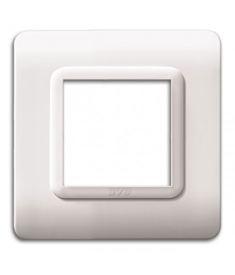PLACCA TECN.44 88X88 BIANCA 2M