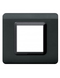 PLACCA TECN.44 88X88 GRIGIO LUC. 2M