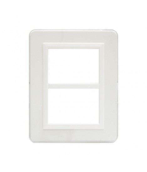 PLACCA PERSONAL44 BIANCO 3+3M