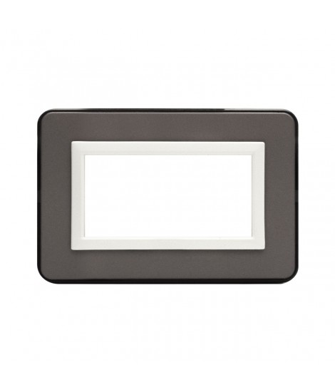 PLACCA PERSONAL44 GRIGIO LUCIDO 4M