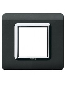 PLACCA TECN.44 NERO CORNIC.CROMO 2M