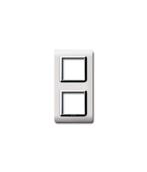 PLAKETTE TECHN.44 WEIß CO.CHROM 2+2M