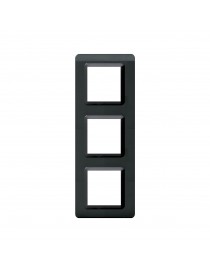PLACCA TECN.44 GRIGIO SCURO 2+2+2M