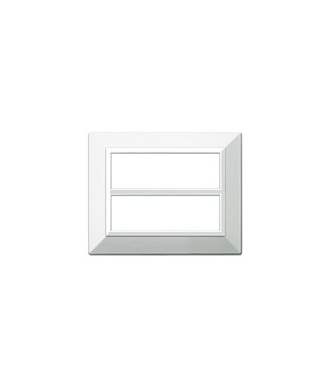 PLAQUE ZAMA44 WHITE RAL9010 6+6M