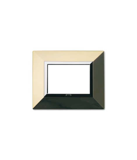PLAQUE ZAMA44 POLISHED BRASS 3M