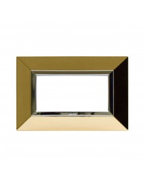 PLAQUE ZAMA44 MESSING POLIERT 4M