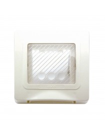 PLATE IP55 RAL 9010 MEMBRANE S44 2M