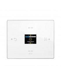 ROOM CONTROLLER KNX VETRO BIANCO