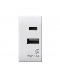 CARICATORE USB TIPO A-C 3A DOMUS 1M