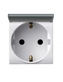 SCHUKO SOCKET 2P+T 16A+SPOR DOMUS 2M
