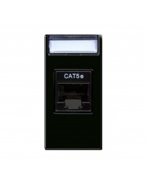 RJ45 SOCKET, CAT.5E UTP AVE LIFE 1M