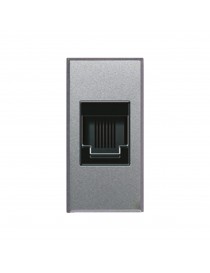 RJ11-STECKBUCHSE SCHRAUBKLEMMEN ALLUM.1M