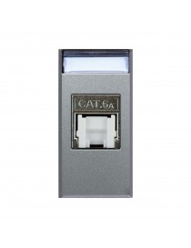 RJ45 SOCKET, CAT.6AS FTP ALLUM. 1M