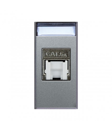 RJ45-BUCHSE CAT.6AS FTP-ALLUM. 1M
