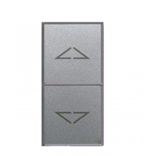 SCHALTER 1P 10AX 3 POSI. ALUMINIUM.1M