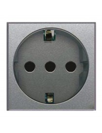 SCHUKO SOCKET P30 2P+e 16A ALLUM. 2M